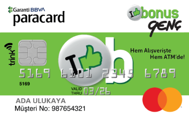 Bonus Genç Paracard